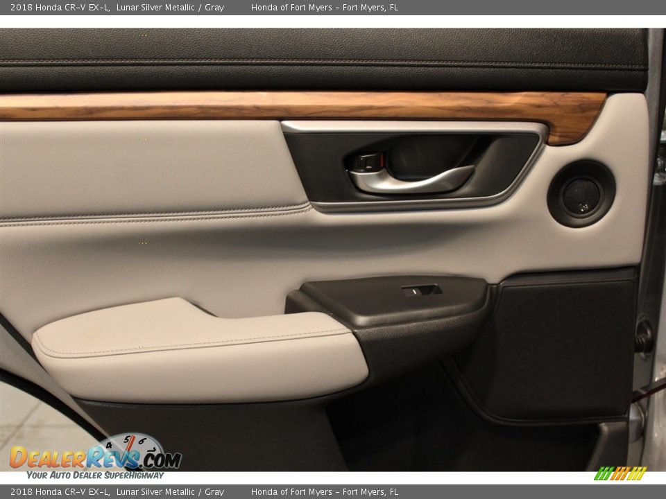 2018 Honda CR-V EX-L Lunar Silver Metallic / Gray Photo #24
