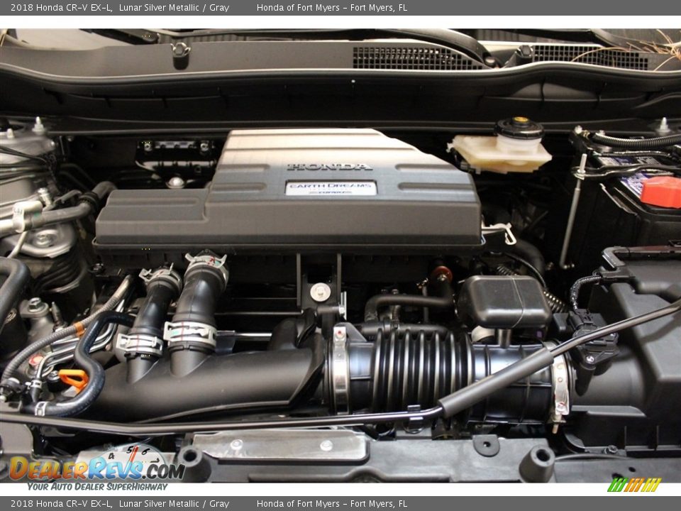 2018 Honda CR-V EX-L Lunar Silver Metallic / Gray Photo #28