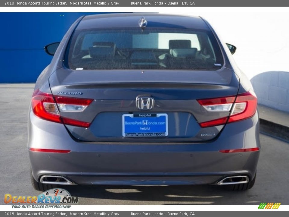 2018 Honda Accord Touring Sedan Modern Steel Metallic / Gray Photo #6