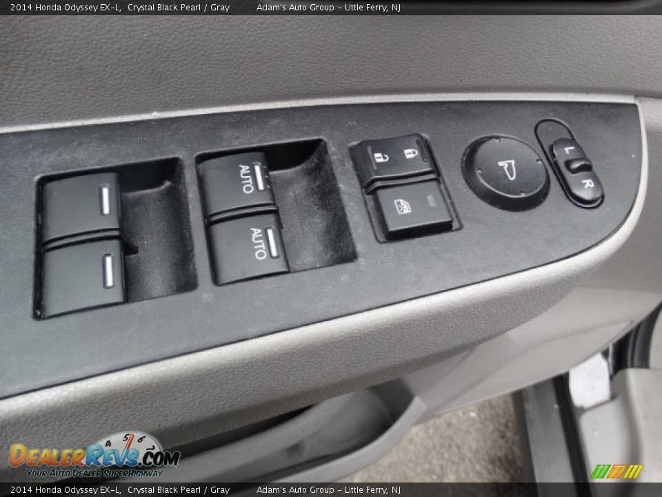 2014 Honda Odyssey EX-L Crystal Black Pearl / Gray Photo #9