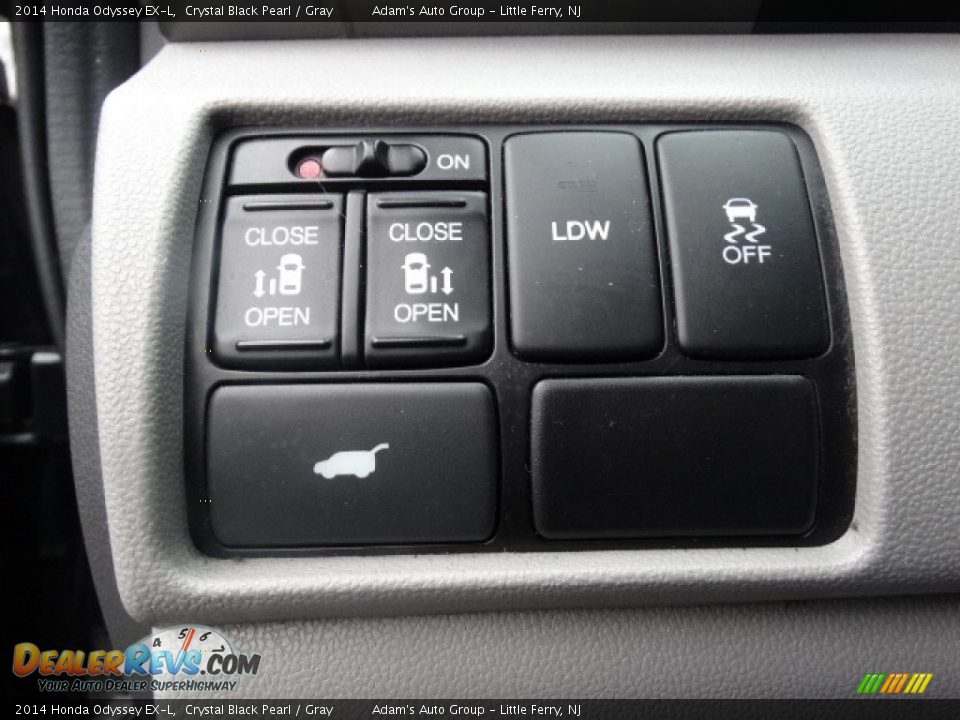 2014 Honda Odyssey EX-L Crystal Black Pearl / Gray Photo #10