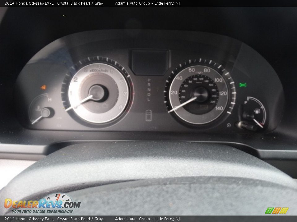 2014 Honda Odyssey EX-L Crystal Black Pearl / Gray Photo #12