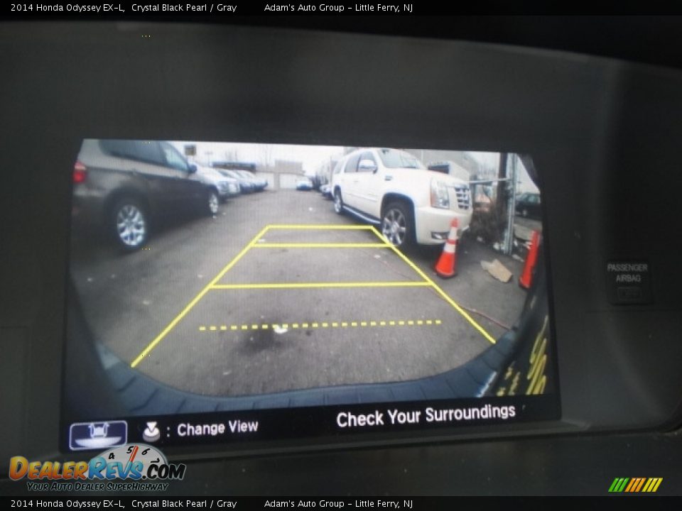 2014 Honda Odyssey EX-L Crystal Black Pearl / Gray Photo #16
