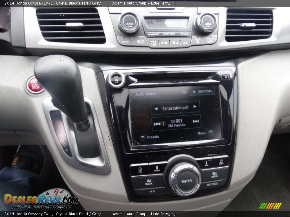 2014 Honda Odyssey EX-L Crystal Black Pearl / Gray Photo #17