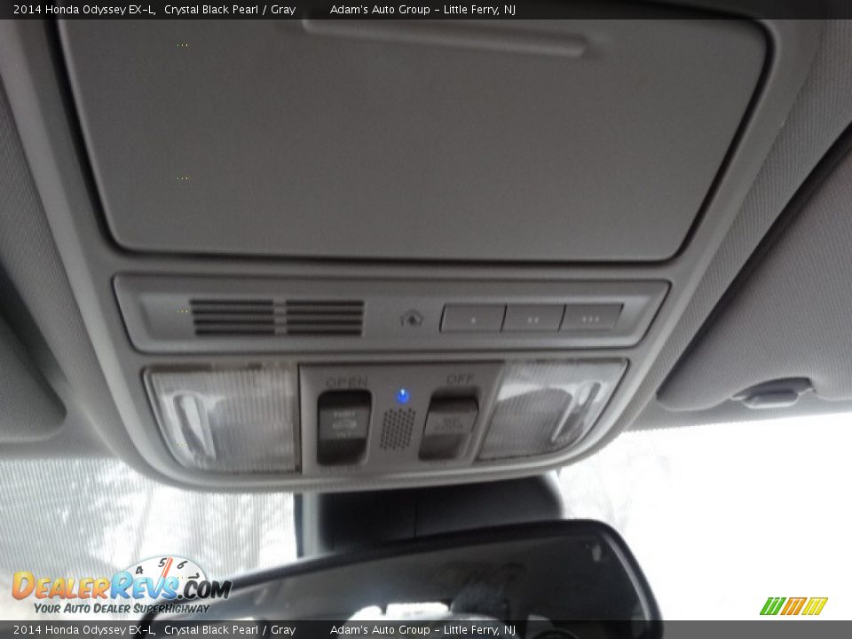 2014 Honda Odyssey EX-L Crystal Black Pearl / Gray Photo #18