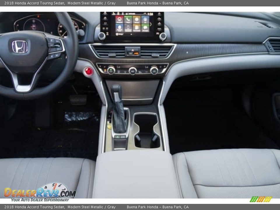 2018 Honda Accord Touring Sedan Modern Steel Metallic / Gray Photo #18
