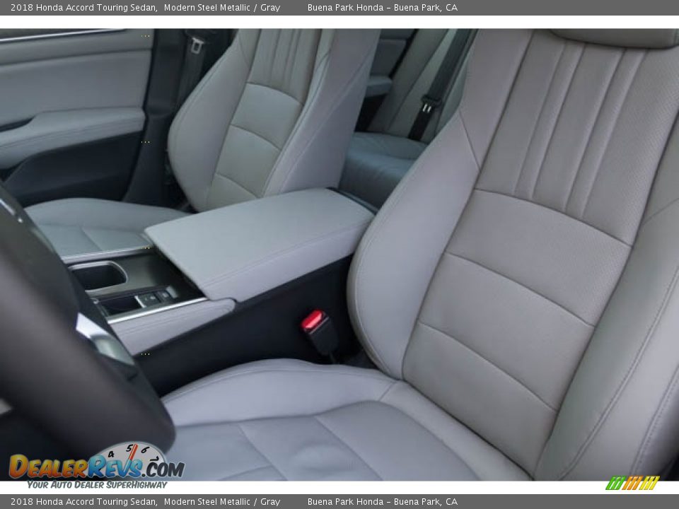 2018 Honda Accord Touring Sedan Modern Steel Metallic / Gray Photo #19