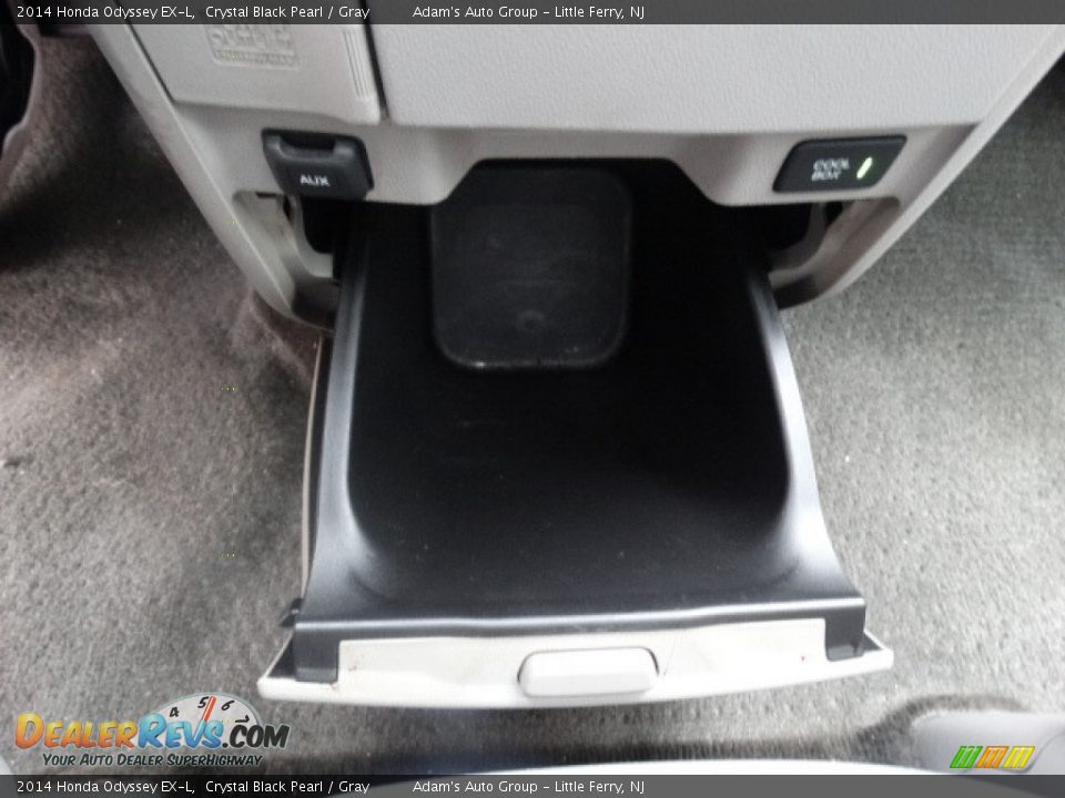 2014 Honda Odyssey EX-L Crystal Black Pearl / Gray Photo #20