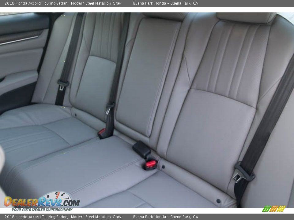 2018 Honda Accord Touring Sedan Modern Steel Metallic / Gray Photo #21