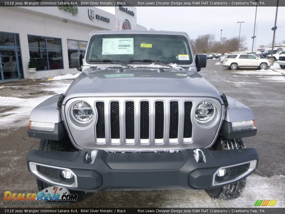 2018 Jeep Wrangler Unlimited Sahara 4x4 Billet Silver Metallic / Black Photo #8