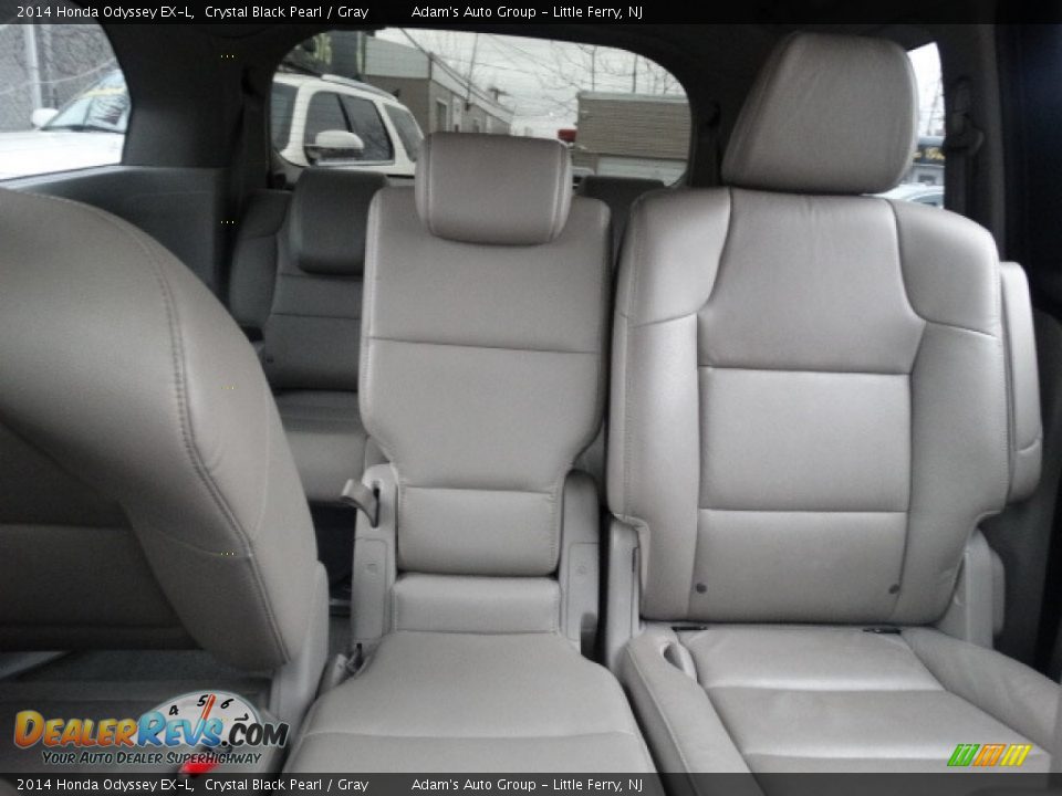 2014 Honda Odyssey EX-L Crystal Black Pearl / Gray Photo #25