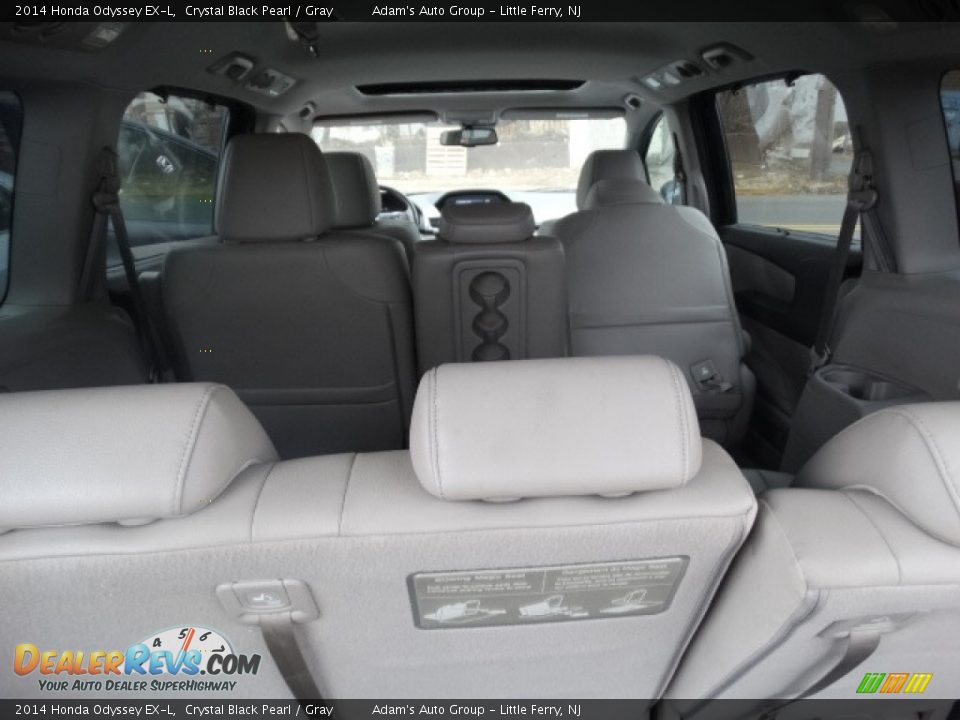 2014 Honda Odyssey EX-L Crystal Black Pearl / Gray Photo #26