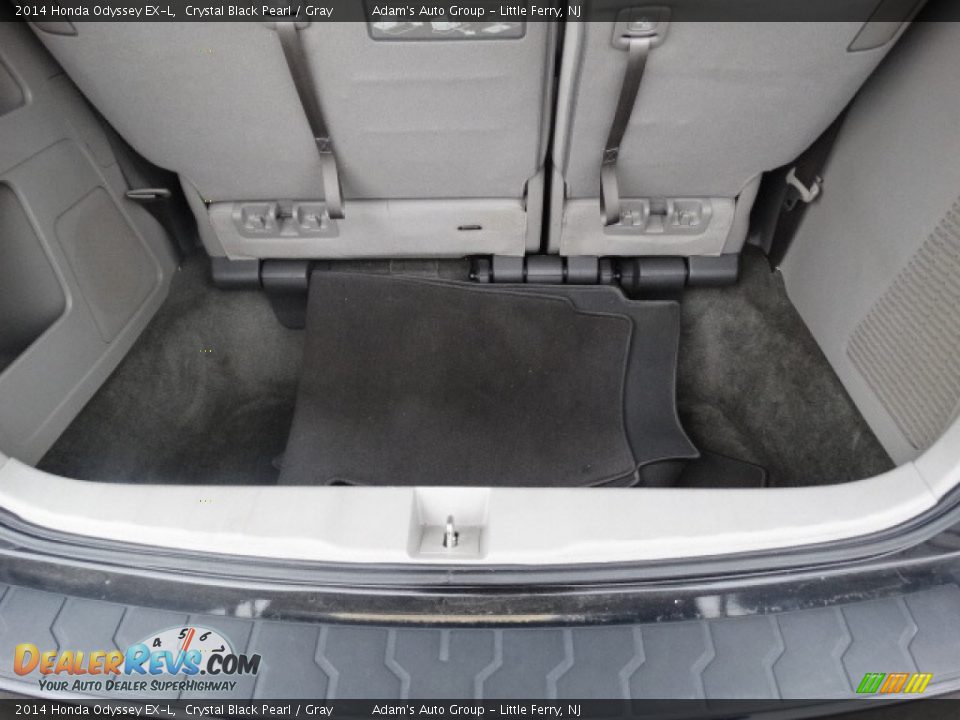 2014 Honda Odyssey EX-L Crystal Black Pearl / Gray Photo #27