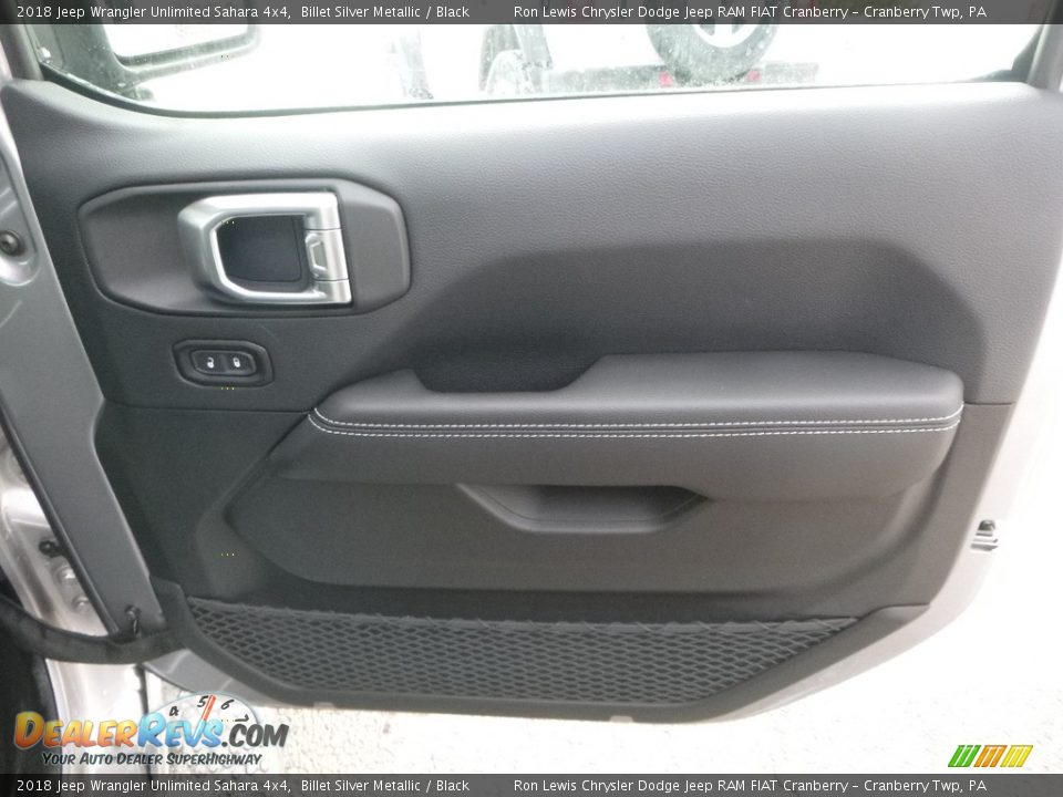 2018 Jeep Wrangler Unlimited Sahara 4x4 Billet Silver Metallic / Black Photo #11