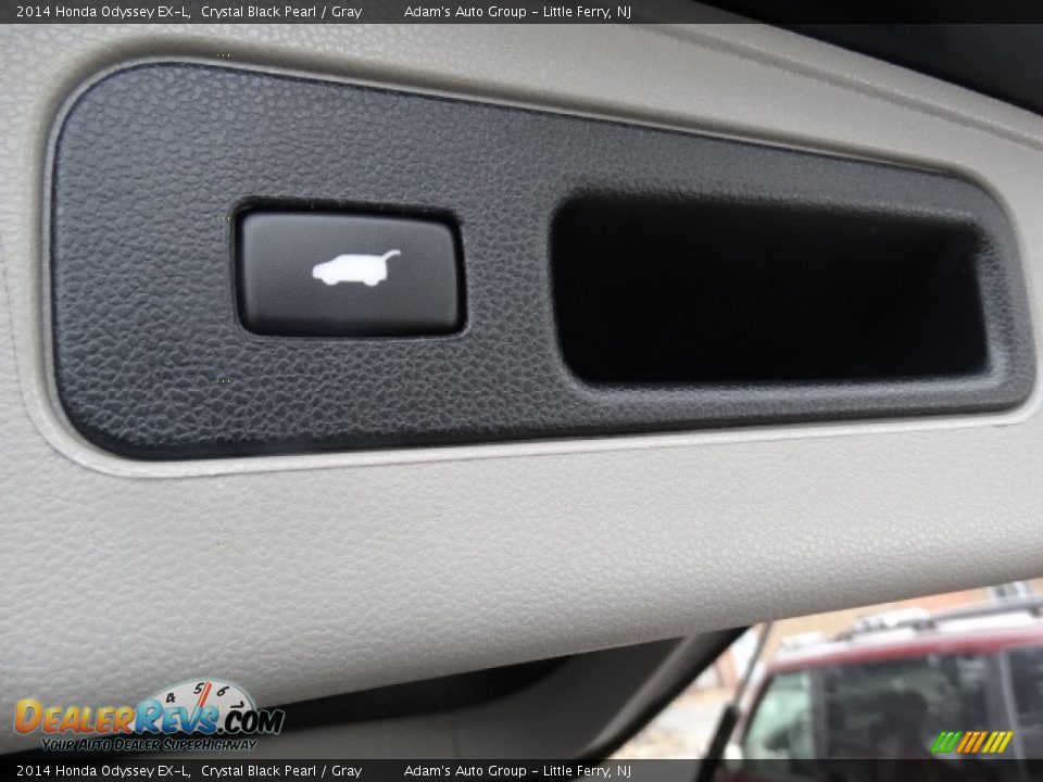 2014 Honda Odyssey EX-L Crystal Black Pearl / Gray Photo #28
