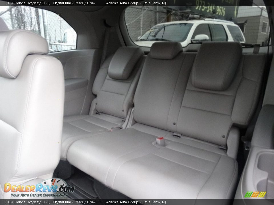 2014 Honda Odyssey EX-L Crystal Black Pearl / Gray Photo #30