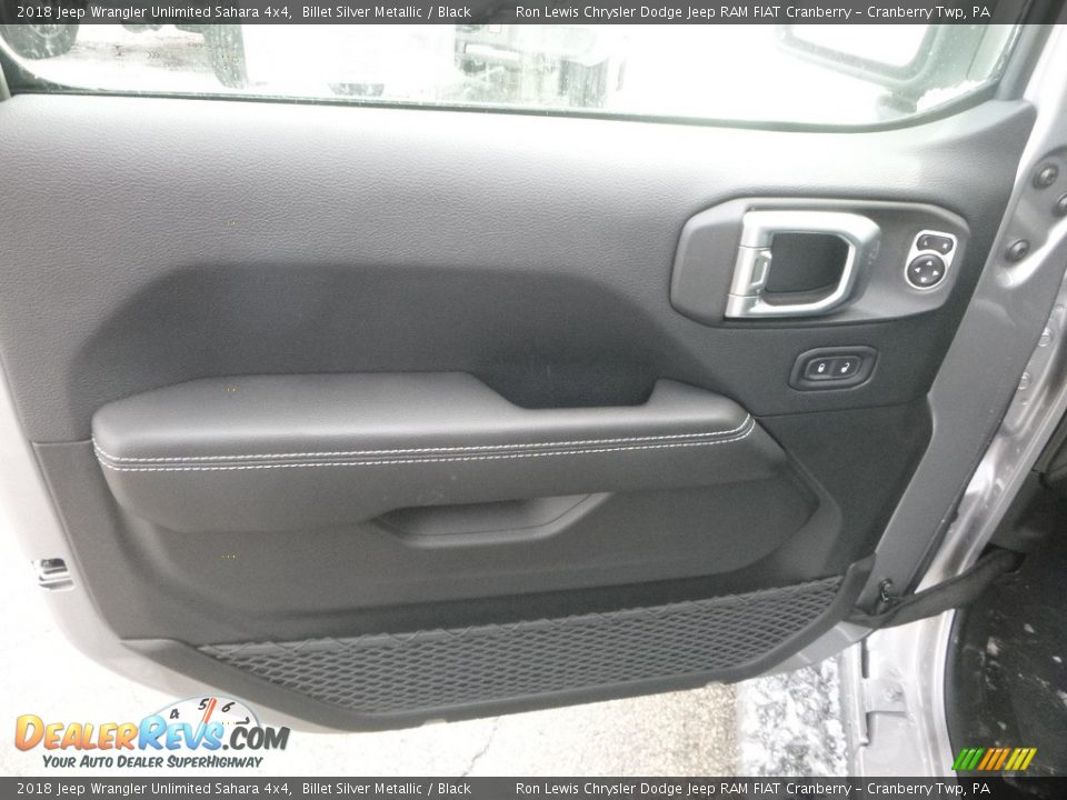 2018 Jeep Wrangler Unlimited Sahara 4x4 Billet Silver Metallic / Black Photo #13