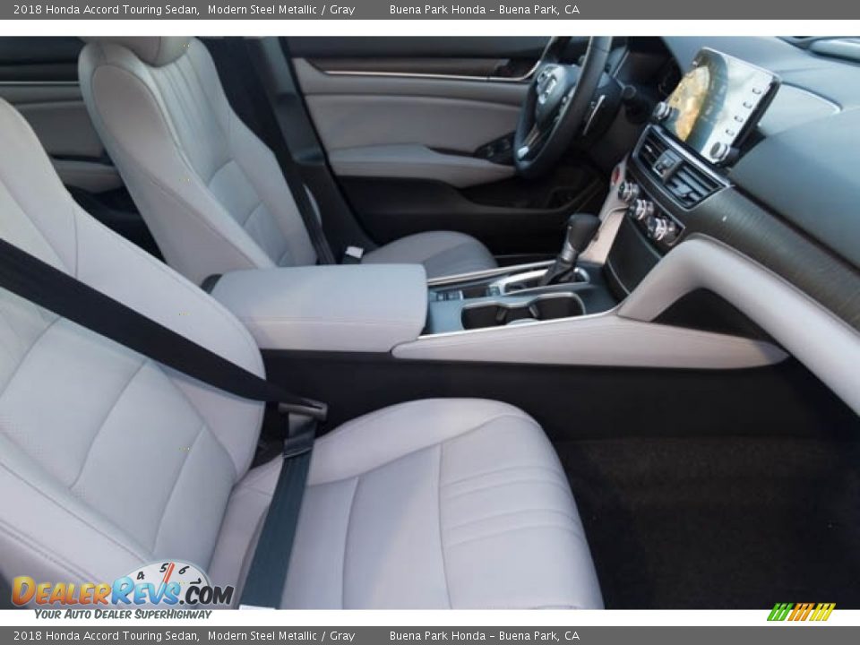 2018 Honda Accord Touring Sedan Modern Steel Metallic / Gray Photo #32