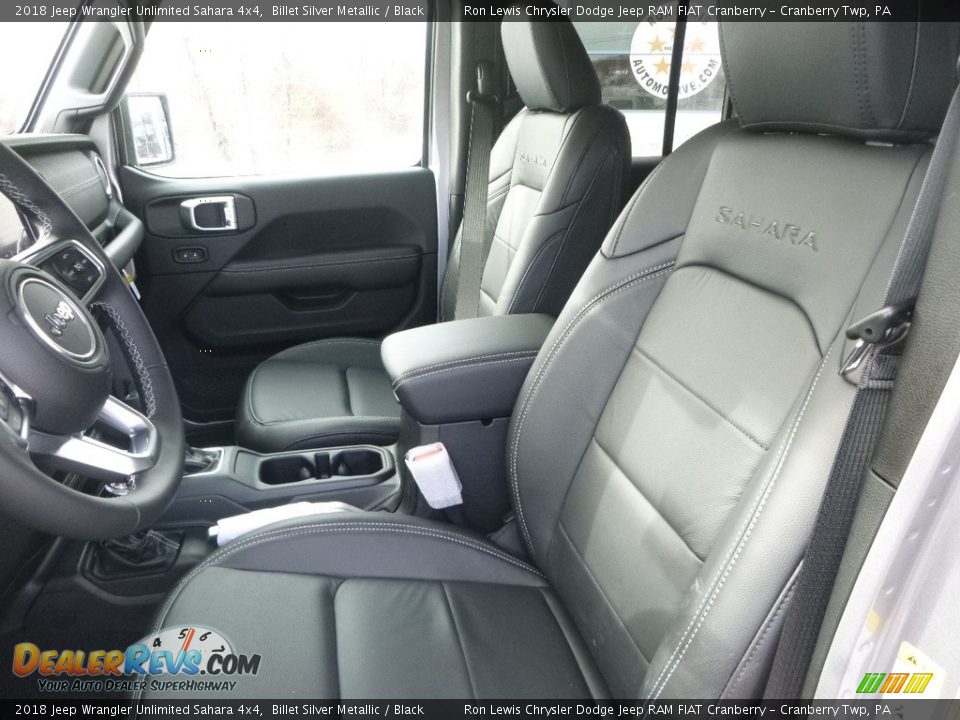 2018 Jeep Wrangler Unlimited Sahara 4x4 Billet Silver Metallic / Black Photo #14