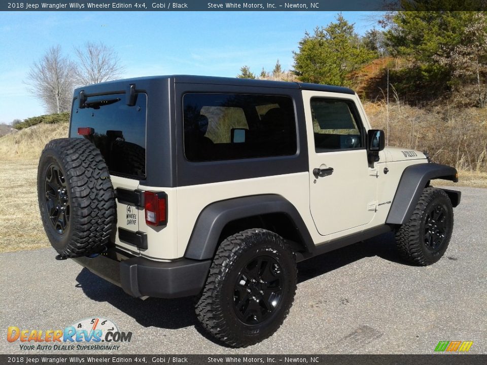 2018 Jeep Wrangler Willys Wheeler Edition 4x4 Gobi / Black Photo #6