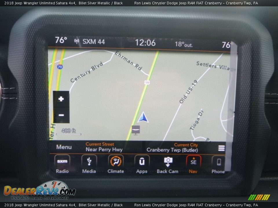 2018 Jeep Wrangler Unlimited Sahara 4x4 Billet Silver Metallic / Black Photo #18