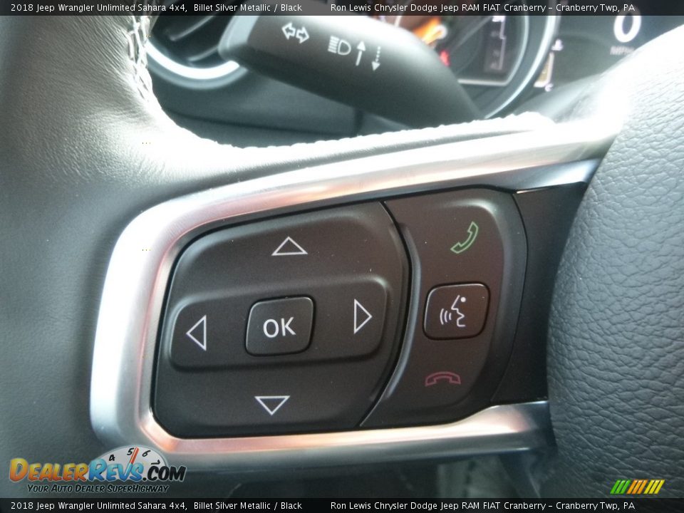 2018 Jeep Wrangler Unlimited Sahara 4x4 Billet Silver Metallic / Black Photo #20