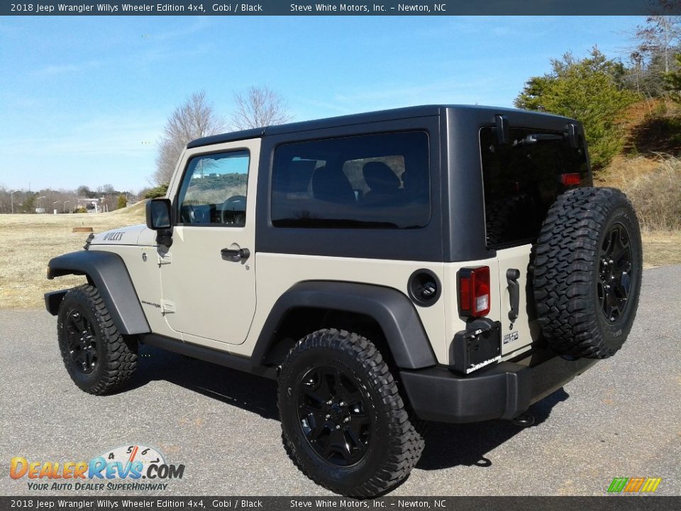 2018 Jeep Wrangler Willys Wheeler Edition 4x4 Gobi / Black Photo #8