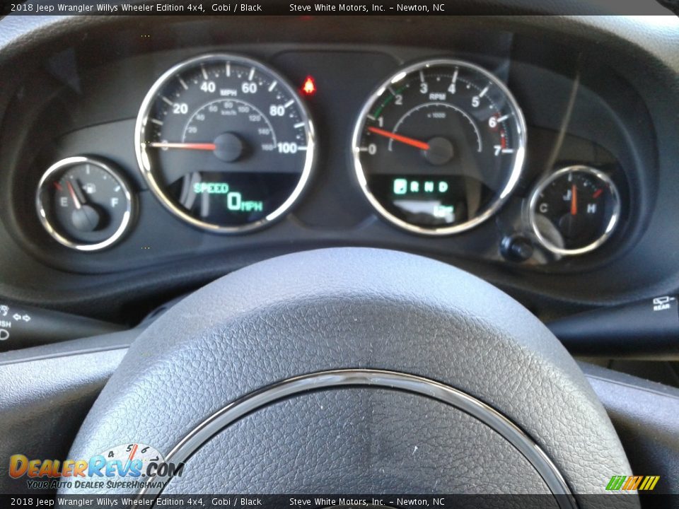 2018 Jeep Wrangler Willys Wheeler Edition 4x4 Gobi / Black Photo #17