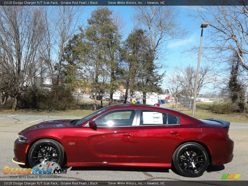 2018 Dodge Charger R/T Scat Pack Octane Red Pearl / Black Photo #1