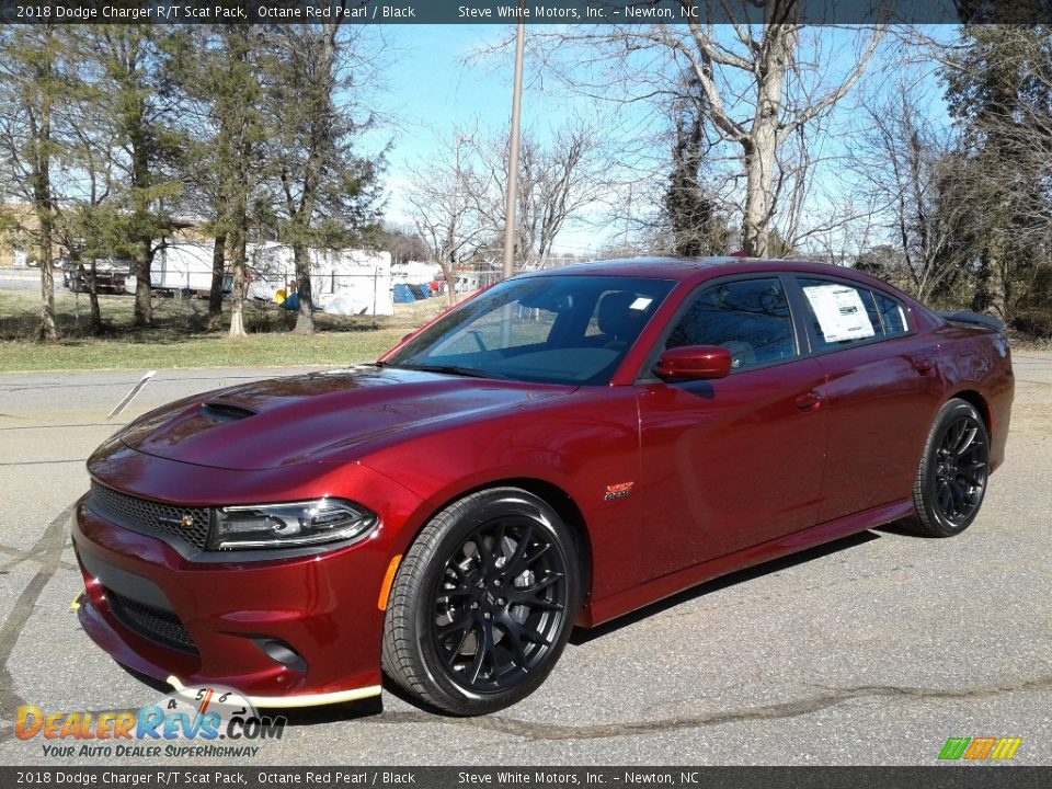 2018 Dodge Charger R/T Scat Pack Octane Red Pearl / Black Photo #2