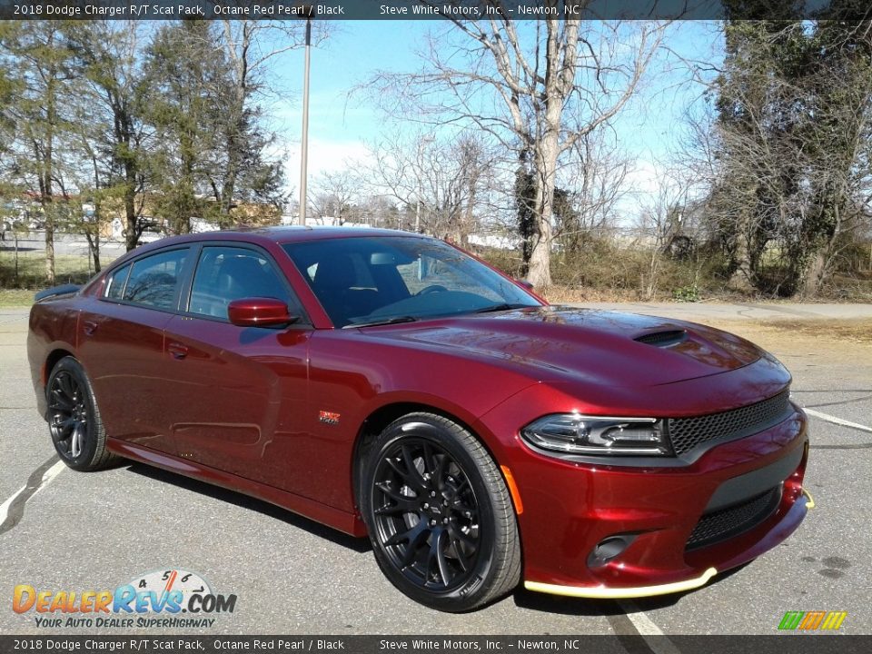 2018 Dodge Charger R/T Scat Pack Octane Red Pearl / Black Photo #4
