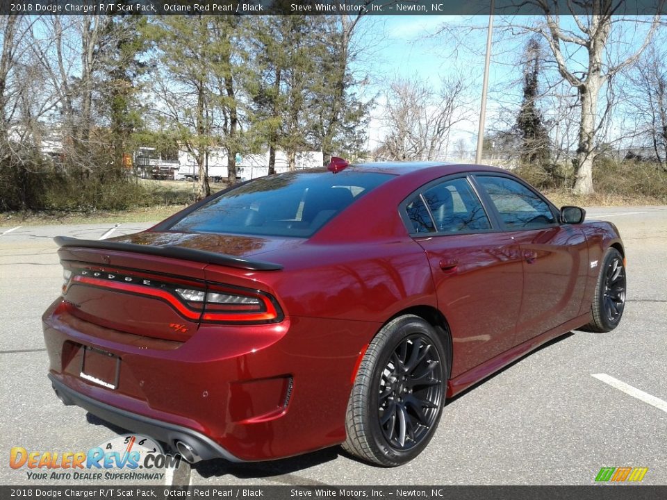 2018 Dodge Charger R/T Scat Pack Octane Red Pearl / Black Photo #6