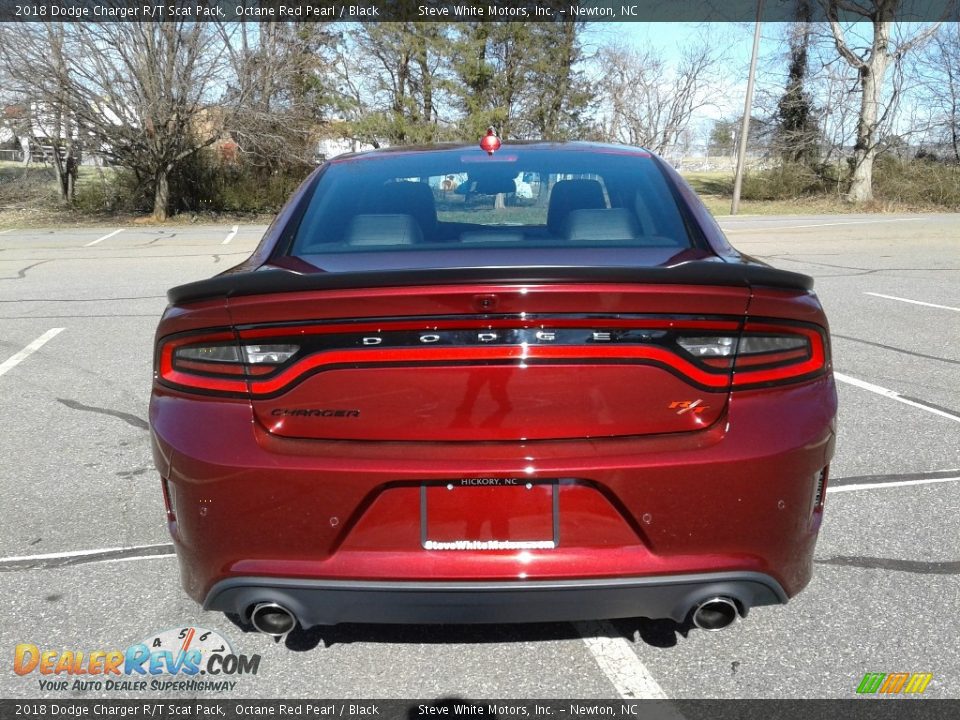 2018 Dodge Charger R/T Scat Pack Octane Red Pearl / Black Photo #7