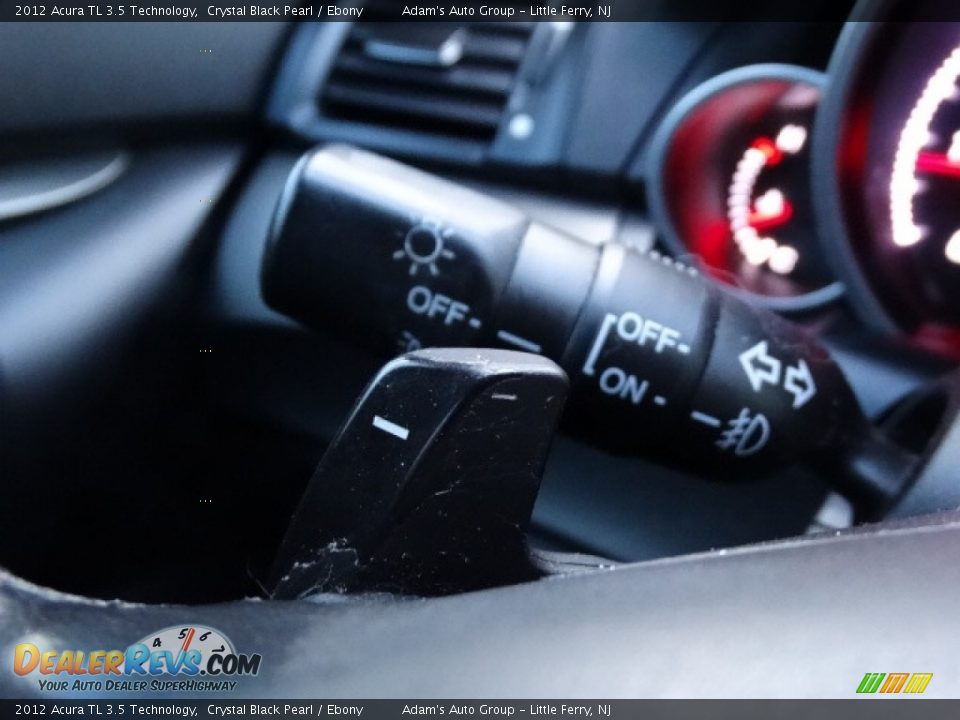 2012 Acura TL 3.5 Technology Crystal Black Pearl / Ebony Photo #24