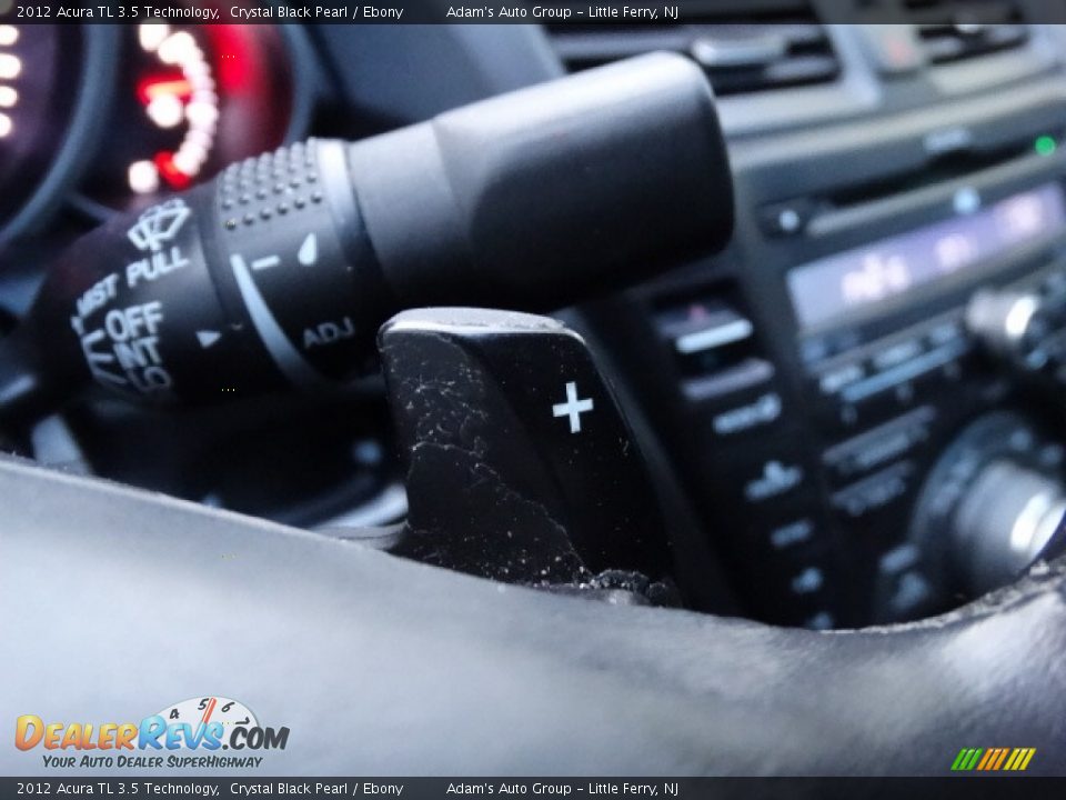 2012 Acura TL 3.5 Technology Crystal Black Pearl / Ebony Photo #25