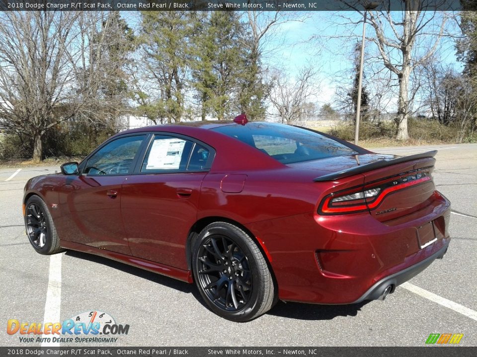 2018 Dodge Charger R/T Scat Pack Octane Red Pearl / Black Photo #8