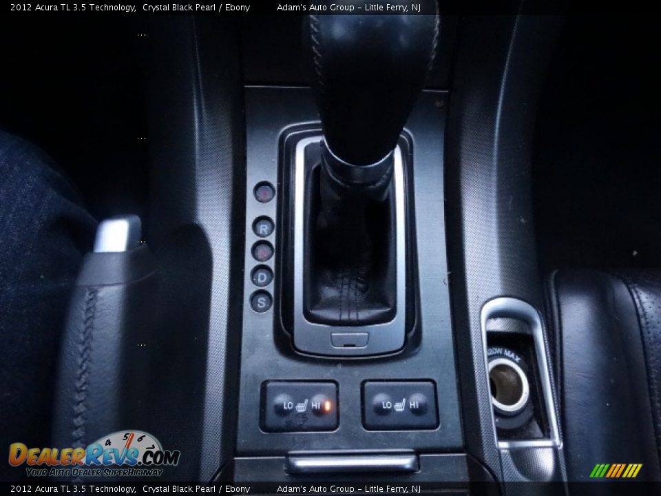 2012 Acura TL 3.5 Technology Crystal Black Pearl / Ebony Photo #33