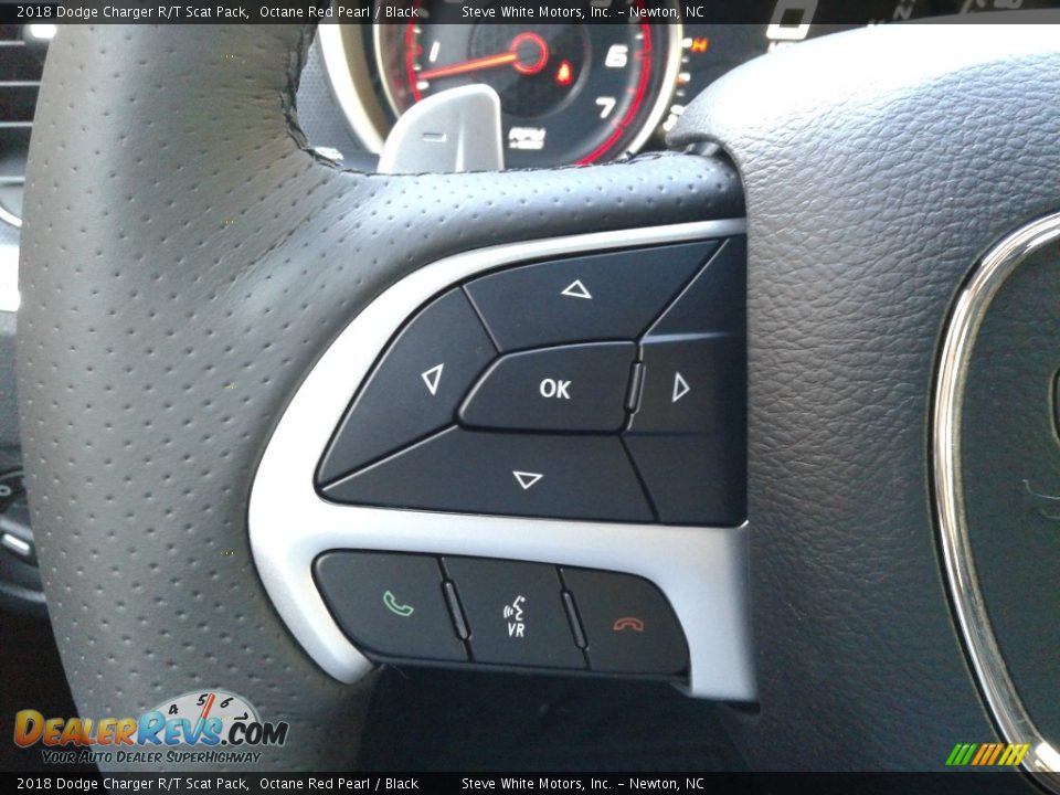 2018 Dodge Charger R/T Scat Pack Octane Red Pearl / Black Photo #16