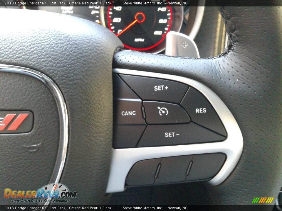 2018 Dodge Charger R/T Scat Pack Octane Red Pearl / Black Photo #17
