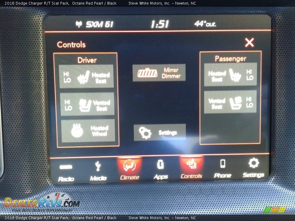 2018 Dodge Charger R/T Scat Pack Octane Red Pearl / Black Photo #23