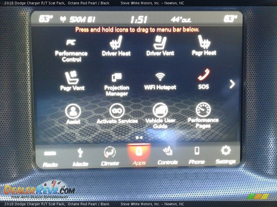 2018 Dodge Charger R/T Scat Pack Octane Red Pearl / Black Photo #24