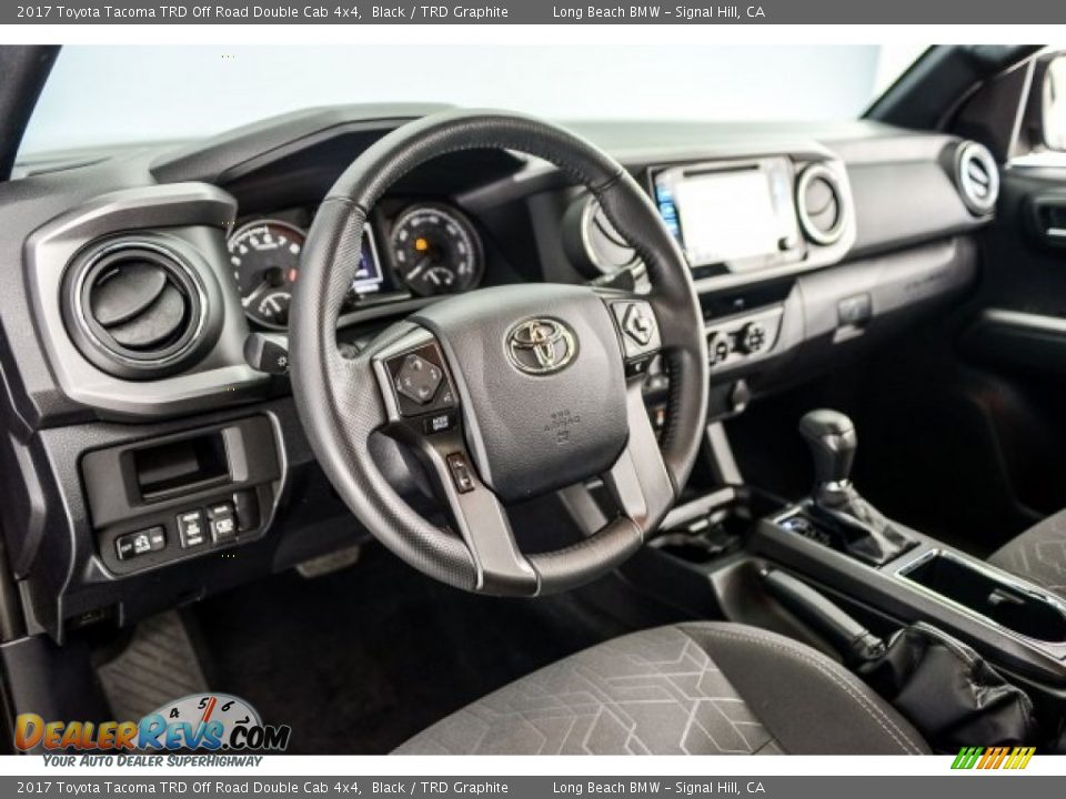 2017 Toyota Tacoma TRD Off Road Double Cab 4x4 Black / TRD Graphite Photo #15