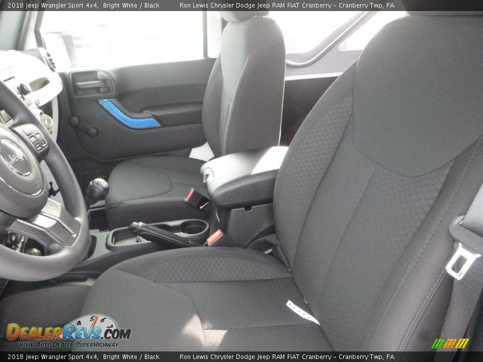2018 Jeep Wrangler Sport 4x4 Bright White / Black Photo #13