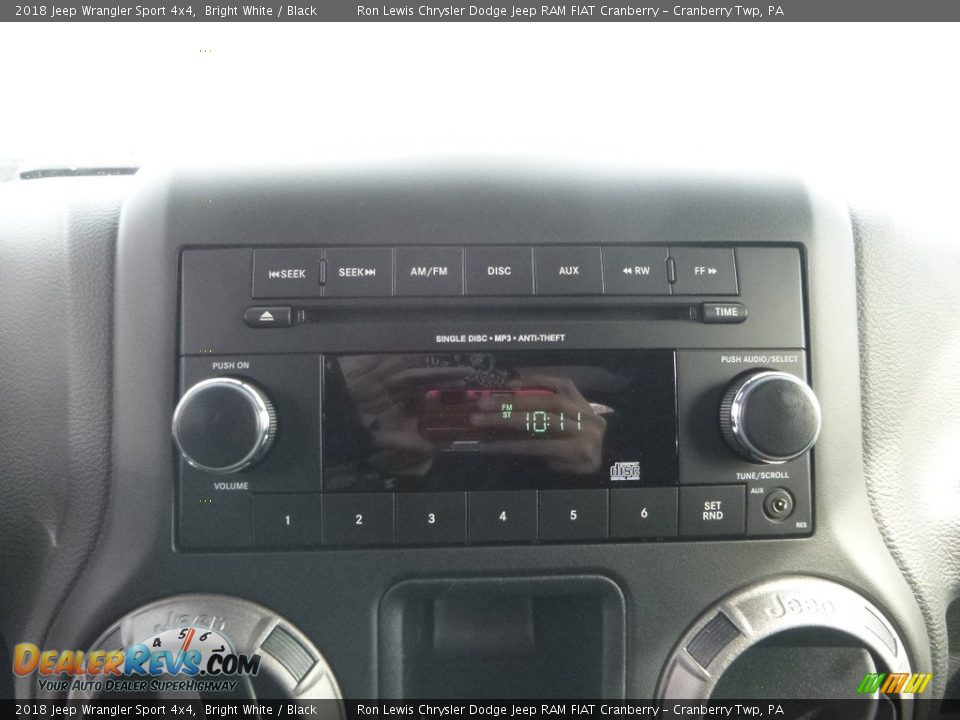 2018 Jeep Wrangler Sport 4x4 Bright White / Black Photo #15