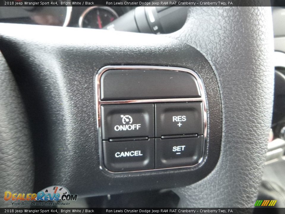 2018 Jeep Wrangler Sport 4x4 Bright White / Black Photo #16