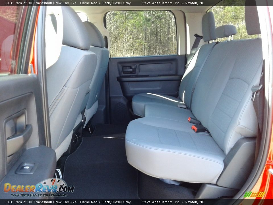 Rear Seat of 2018 Ram 2500 Tradesman Crew Cab 4x4 Photo #11