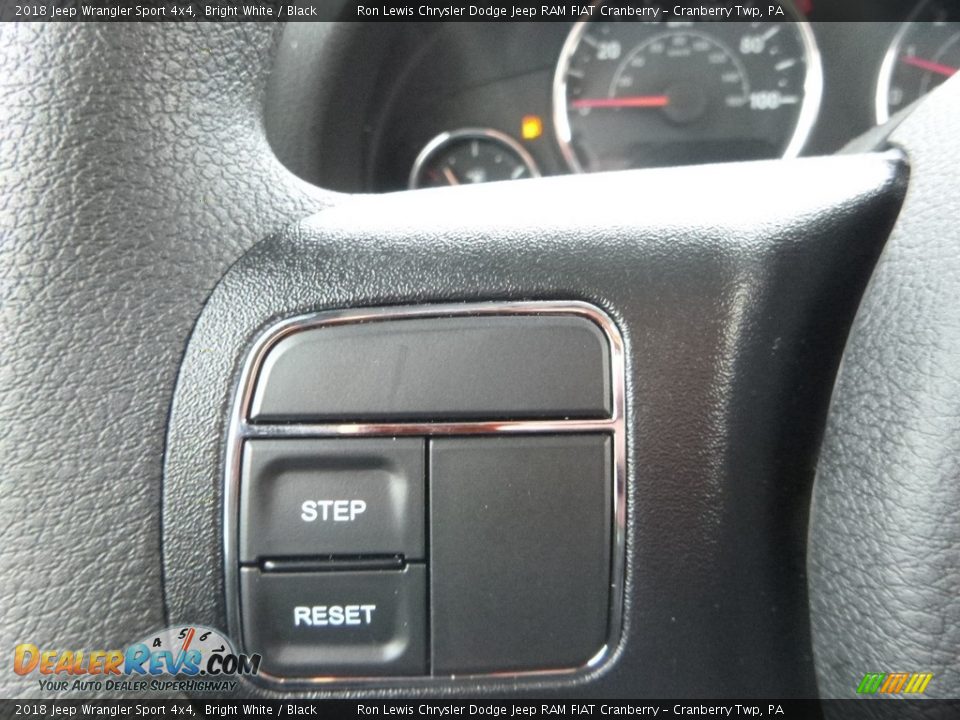 2018 Jeep Wrangler Sport 4x4 Bright White / Black Photo #17