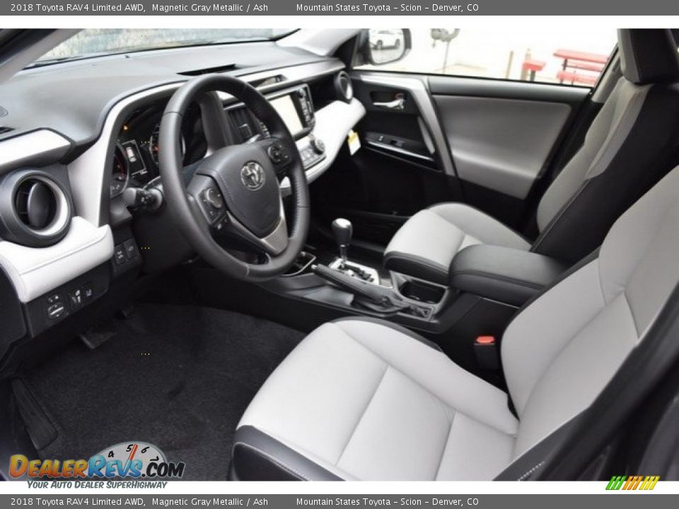 Ash Interior - 2018 Toyota RAV4 Limited AWD Photo #5