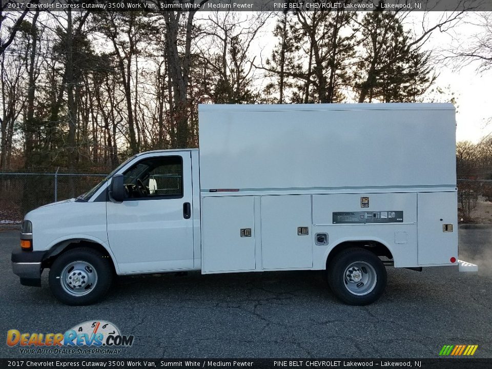 2017 Chevrolet Express Cutaway 3500 Work Van Summit White / Medium Pewter Photo #3