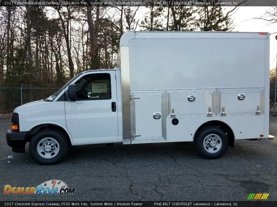 2017 Chevrolet Express Cutaway 3500 Work Van Summit White / Medium Pewter Photo #3